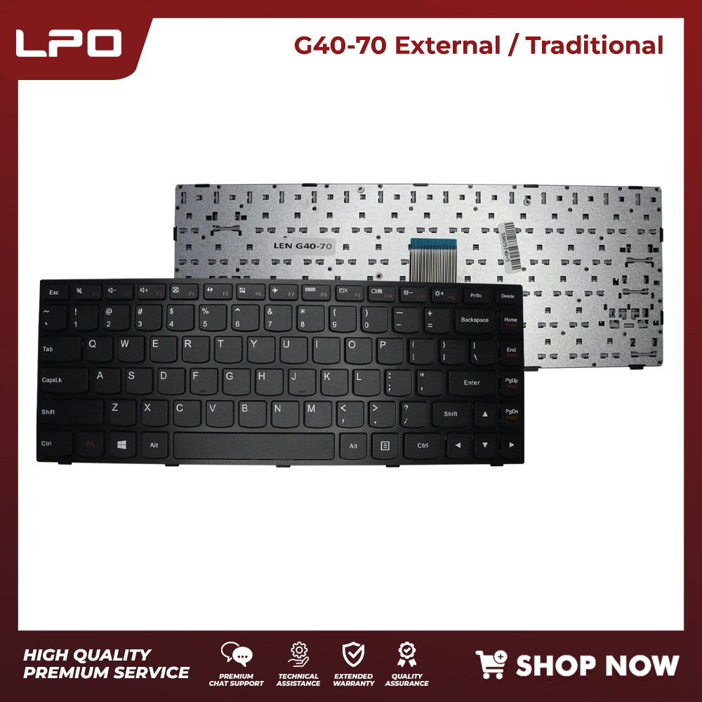 LPO Laptop Keyboard For Lenovo Ideapad G40 G40 30 G40 45 G40 70 70A 70M