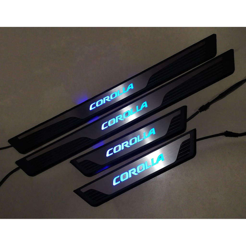 Toyota Corolla Altis Door Side Stepsill With LED LightESf Lazada PH