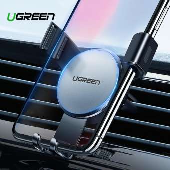 UGREEN Original Gravity Reaction Car Holder Phone Stand Universal Air Vent Mount Clip Cell Phone Holder for iPhone 7 8 Plus X Samsung Xiaomi GPS-Intl