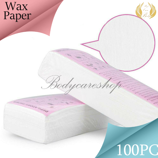 Depilatory Wax Strip Paper 100pcs Per Pack Lazada PH