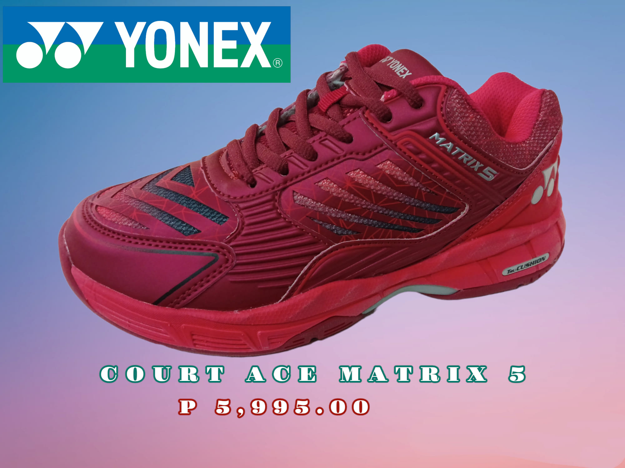 Yonex Court Ace Matrix Badminton Shoes Lazada Ph