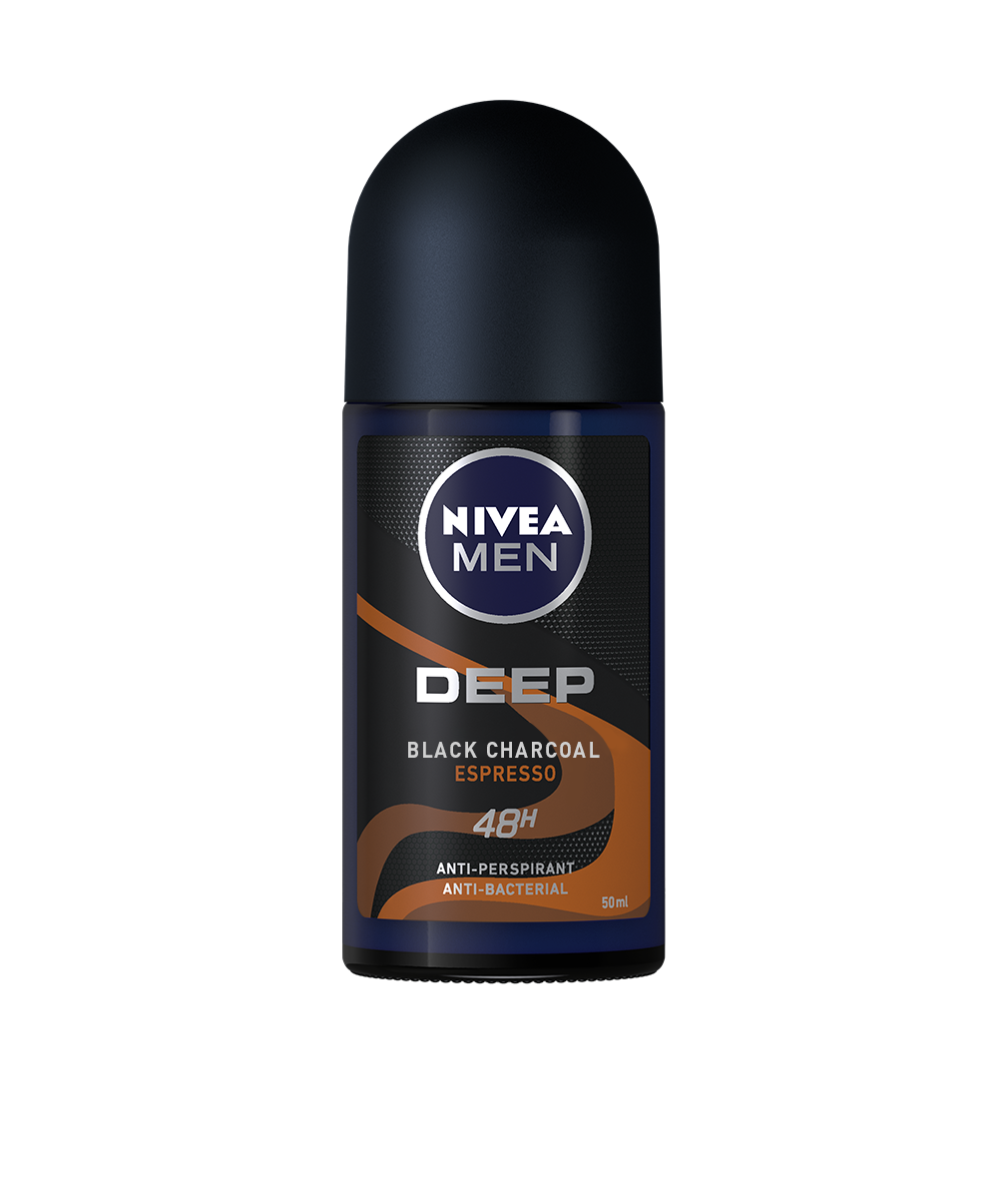 Nivea Men Deep Black Charcoal Espresso Roll On 50ml Lazada PH