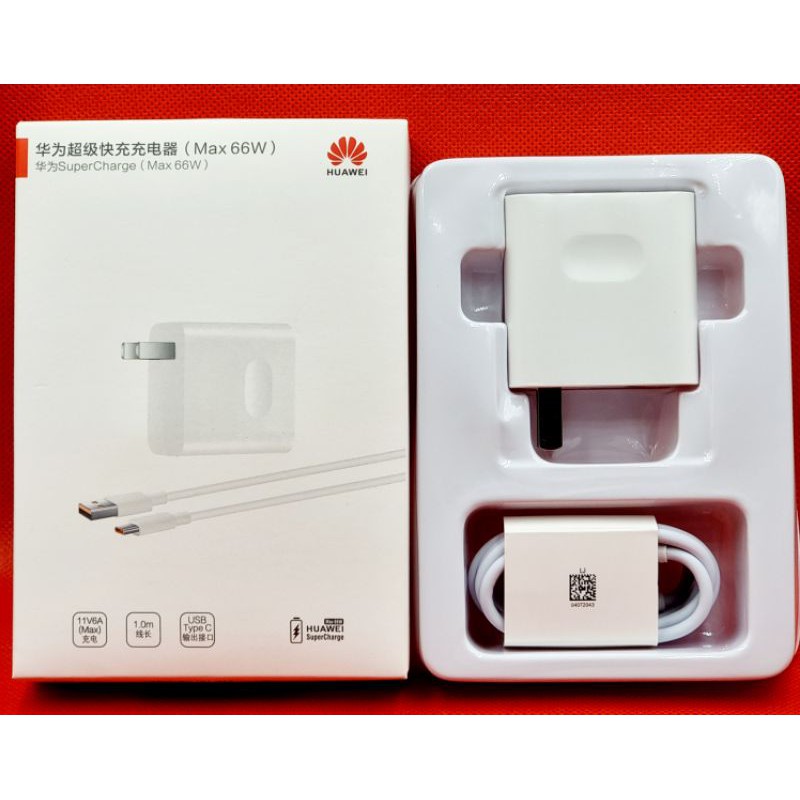 Original Huawei 6A Max 66W SuperCharger Set With 1 0M USB A To USB Type