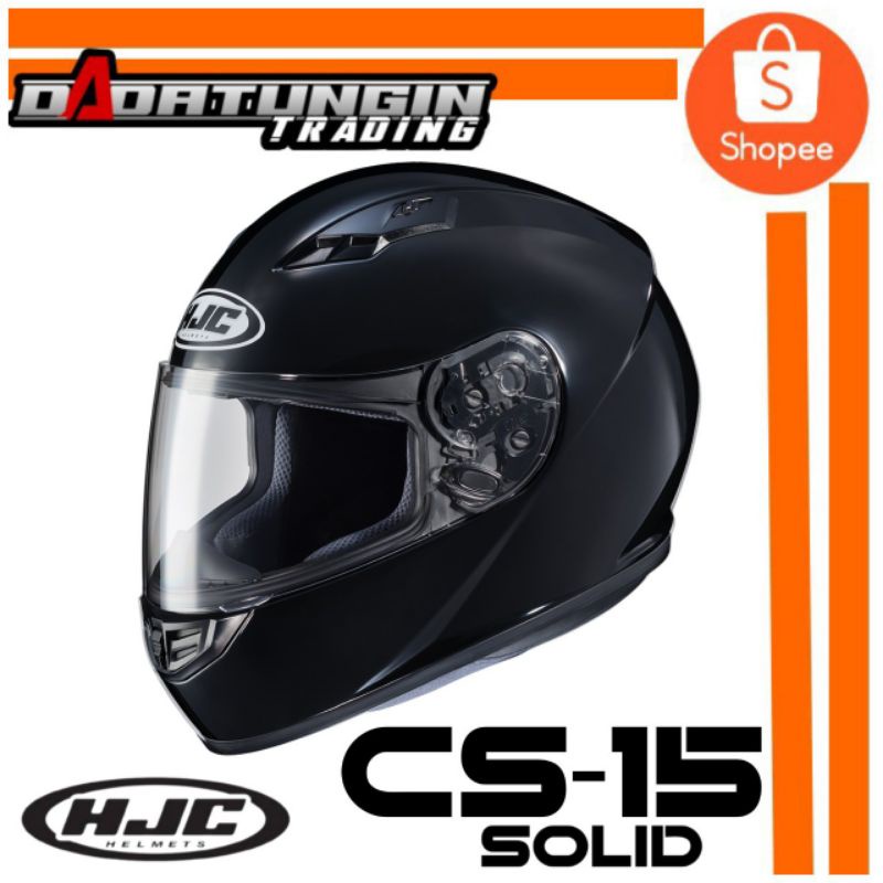 Hjc Cs Fullface Single Visor Helmet Plain Colors Lazada Ph