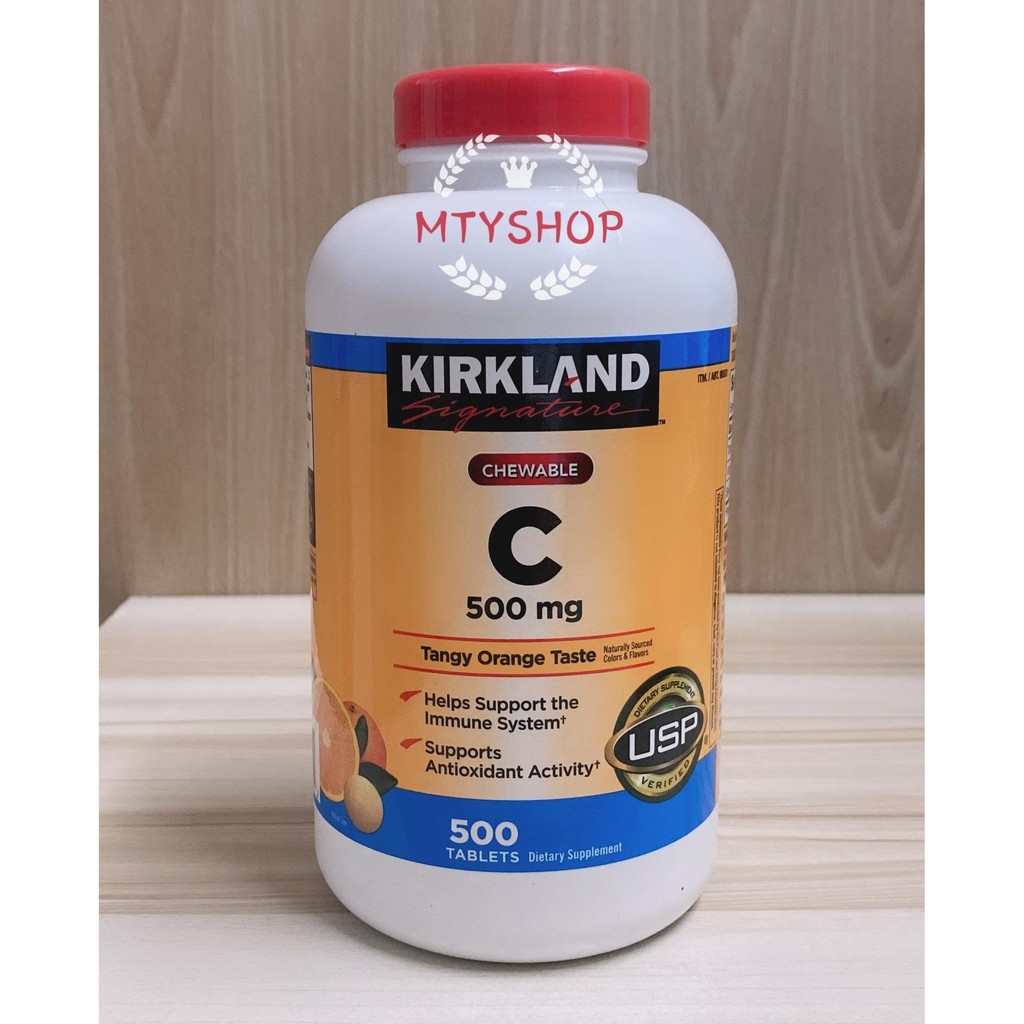 Kirkland Signature Chewable Vitamin C Mg Tablets Lazada Ph