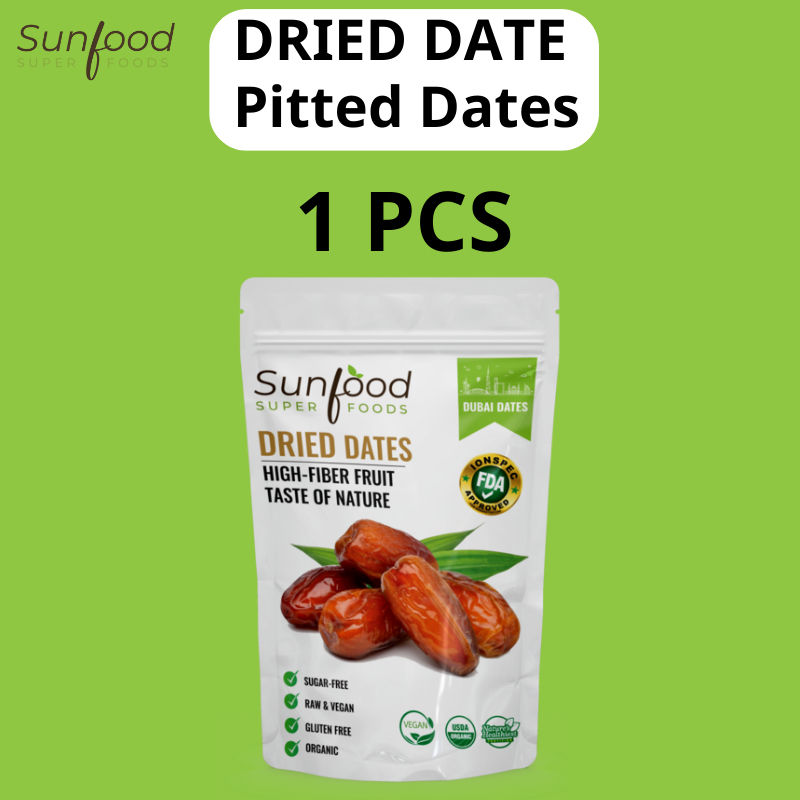 Sunfood Dates Fruits Dried From Saudi Oganic Food Dates No Sugar No