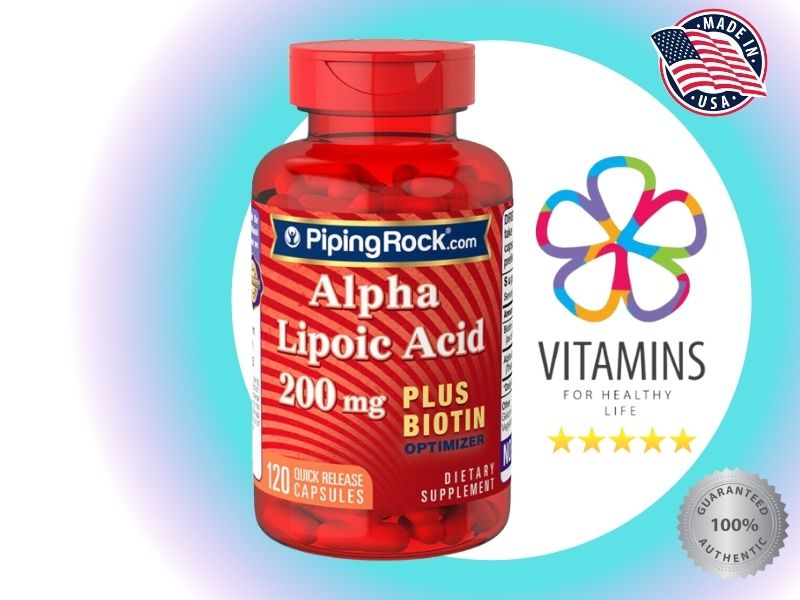 Alpha Lipoic Acid Plus Biotin Optimizer 200 Mg 120 Quick Release