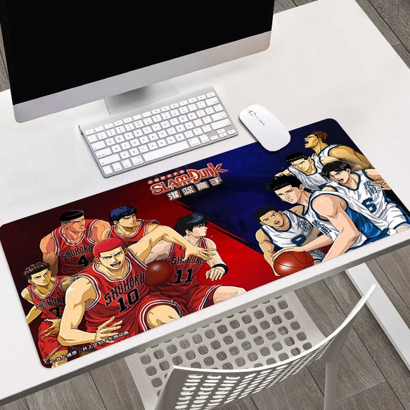 Anime Slam Dunk Gamer Complete Rubber Mat Mouse Pad Large Mousepad