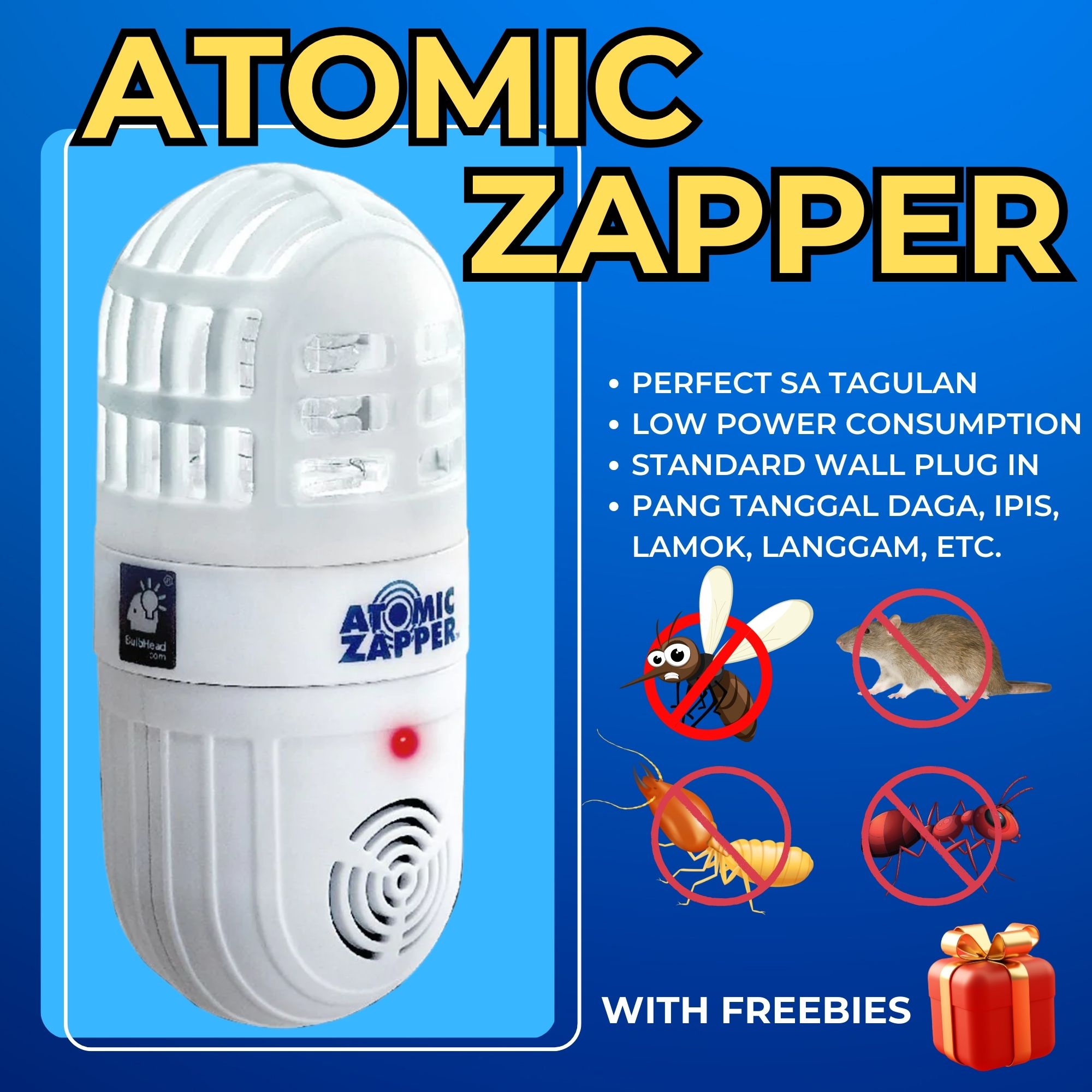 BEST SELLING ORIGINAL ELECTRONIC ATOMIC BUG ZAPPER ANTI MOSQUITO INSECT