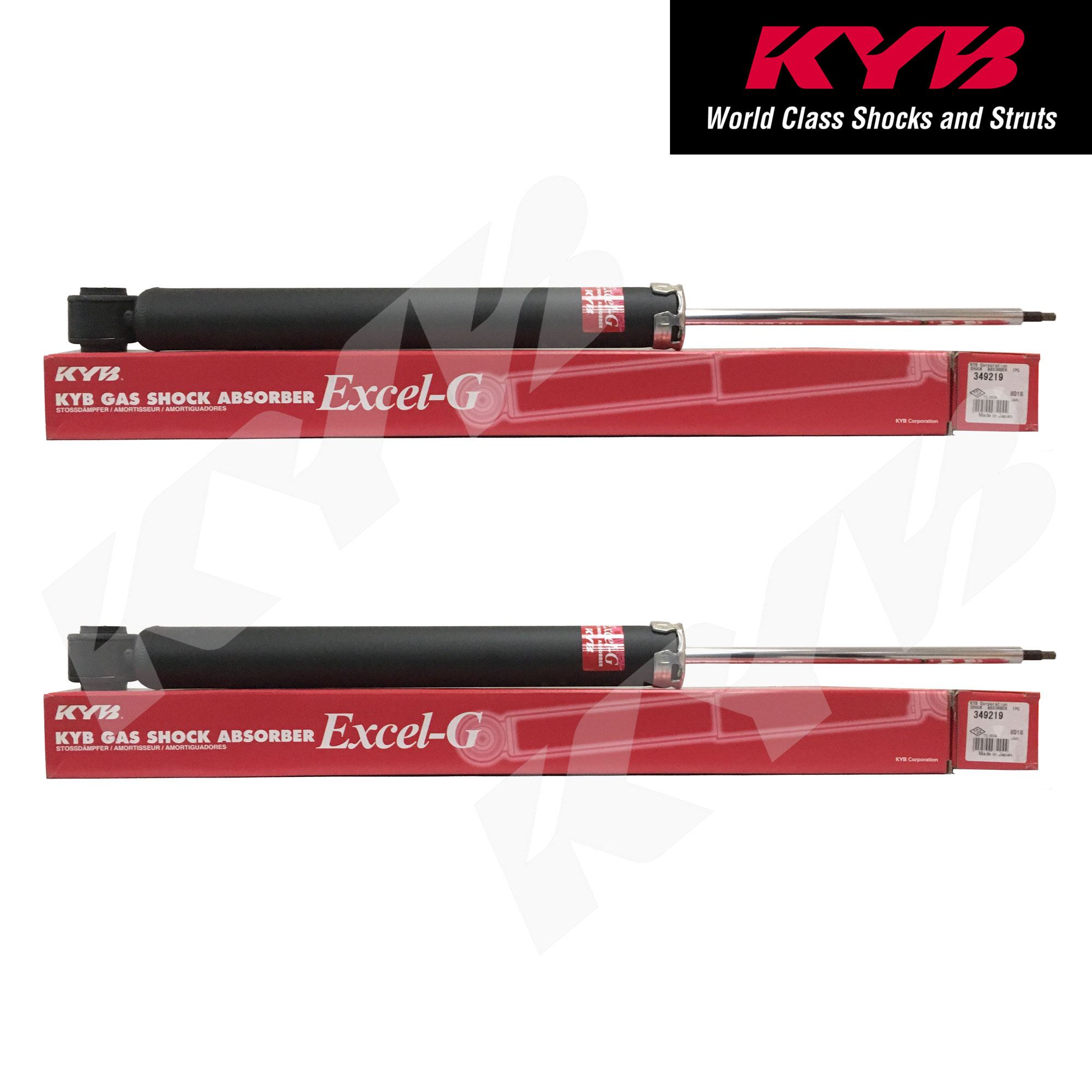 KYB 349219 For Mazda CX 5 BIG BUSH 2012 2017 Set Of 2 Rear Gas