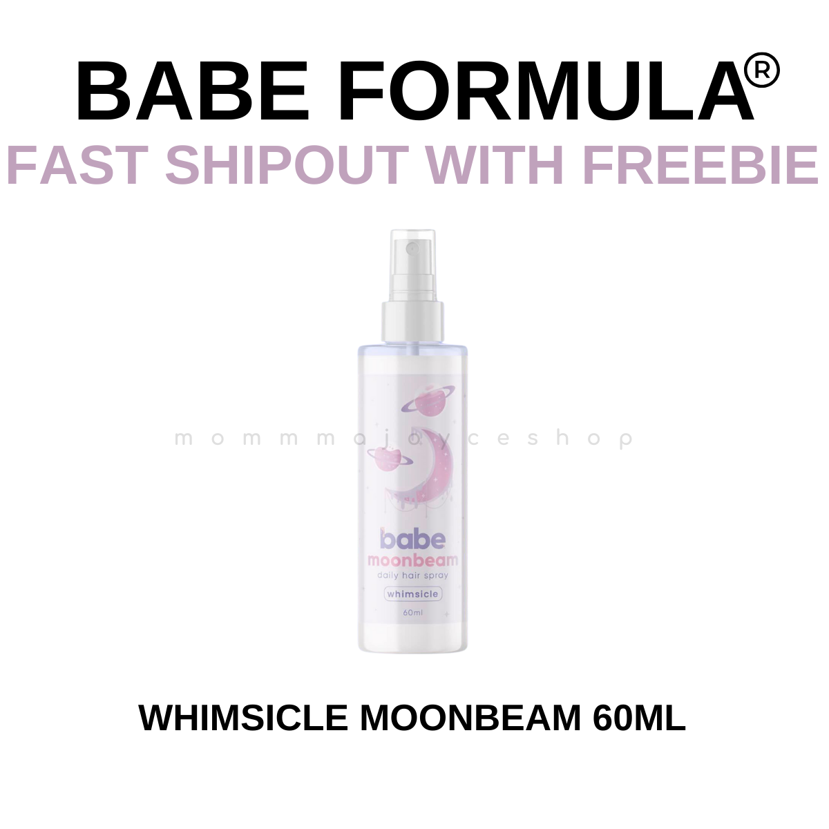 BABE FORMULA Whimsicle Moonbeam Hairspray Babe Moonbeam Hair Spray Babe