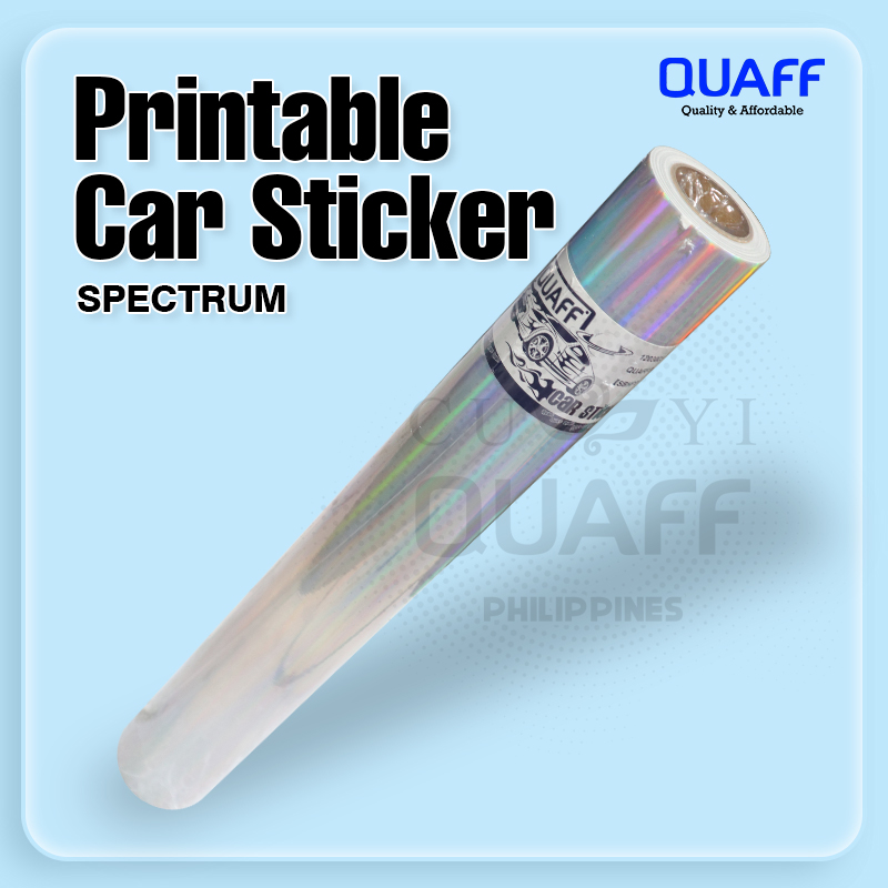 Quaff Eco Solvent Printable Car Sticker Spectrum Reflective X