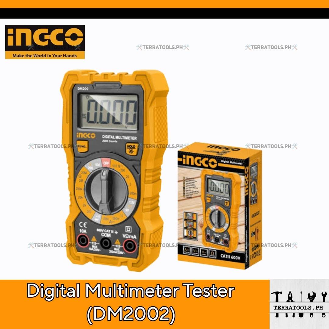 Ingco Digital Multimeter Tester Cat Iii V Ipt Dm Super Select