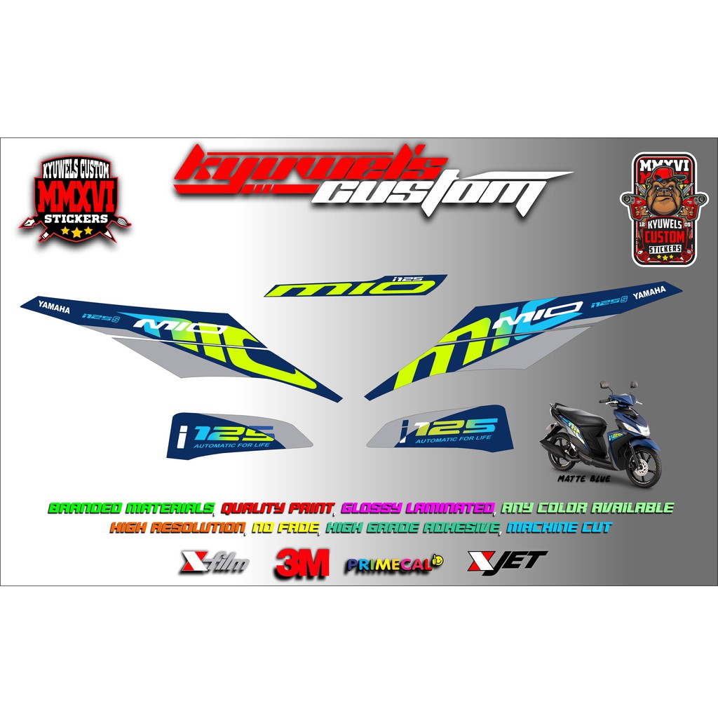 Mio I Stock Decals Stickers Lazada Ph