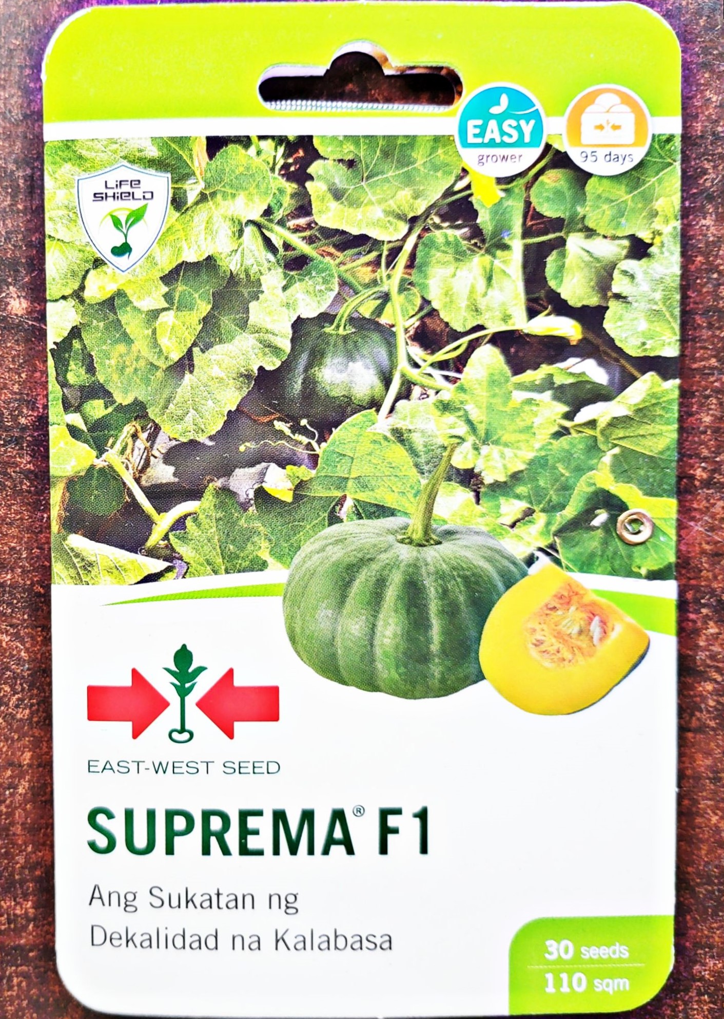 Suprema F Hybrid Kalabasa Squash Seeds Seeds By East West Seed