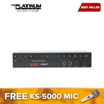 The Platinum KS-10 Plus Junior 2 Karaoke Player with 14,960 songs / free KS-5000 wired microphone