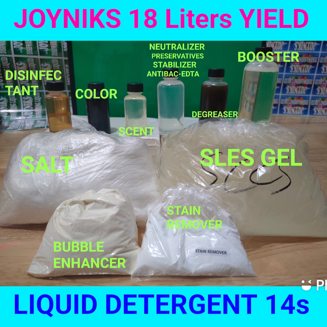 Liquid Detergent Brizz Components Liters Yields Lazada Ph