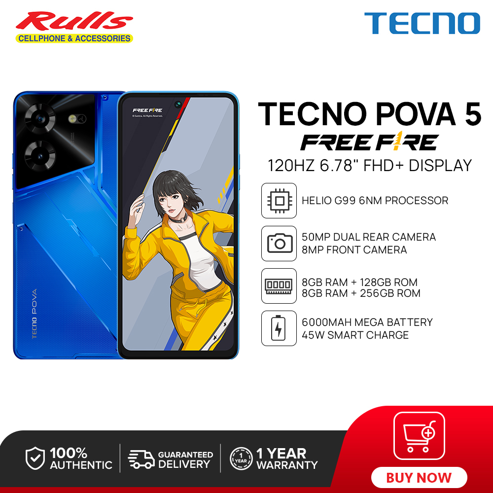 Tecno Pova Free Fire Special Edition Smartphone Gb Ram Gb