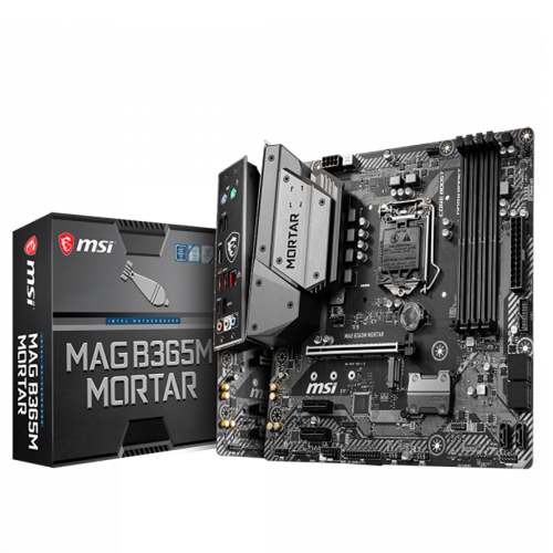 MSI B365M Mortar 9th Gen Intel MAG B365 LGA 1151 DDR4 Onboard Graphics