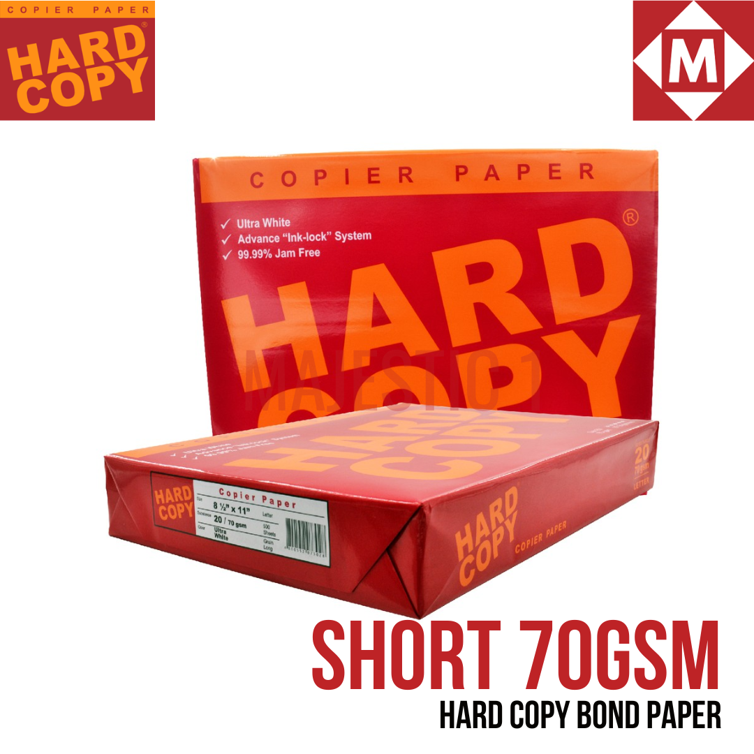 Hard Copy Bond Paper Gsm Short A Long Sold Per Rm Lazada Ph