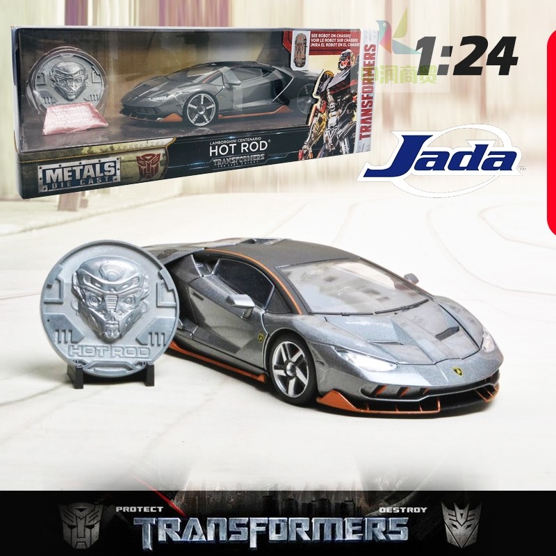 Jada Jiada Transformers Optimus Prime Bumblebee Sight Barricade Hot Break Alloy Truck Model