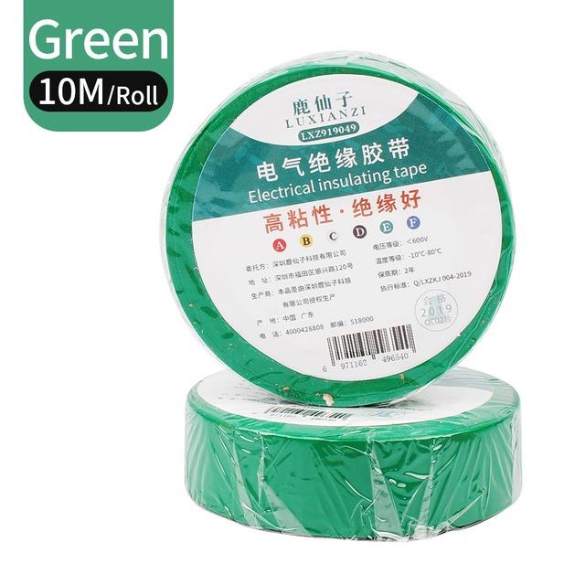 LUXIANZI 10m Wire Flame Retardant Electrical Insulation Tape High