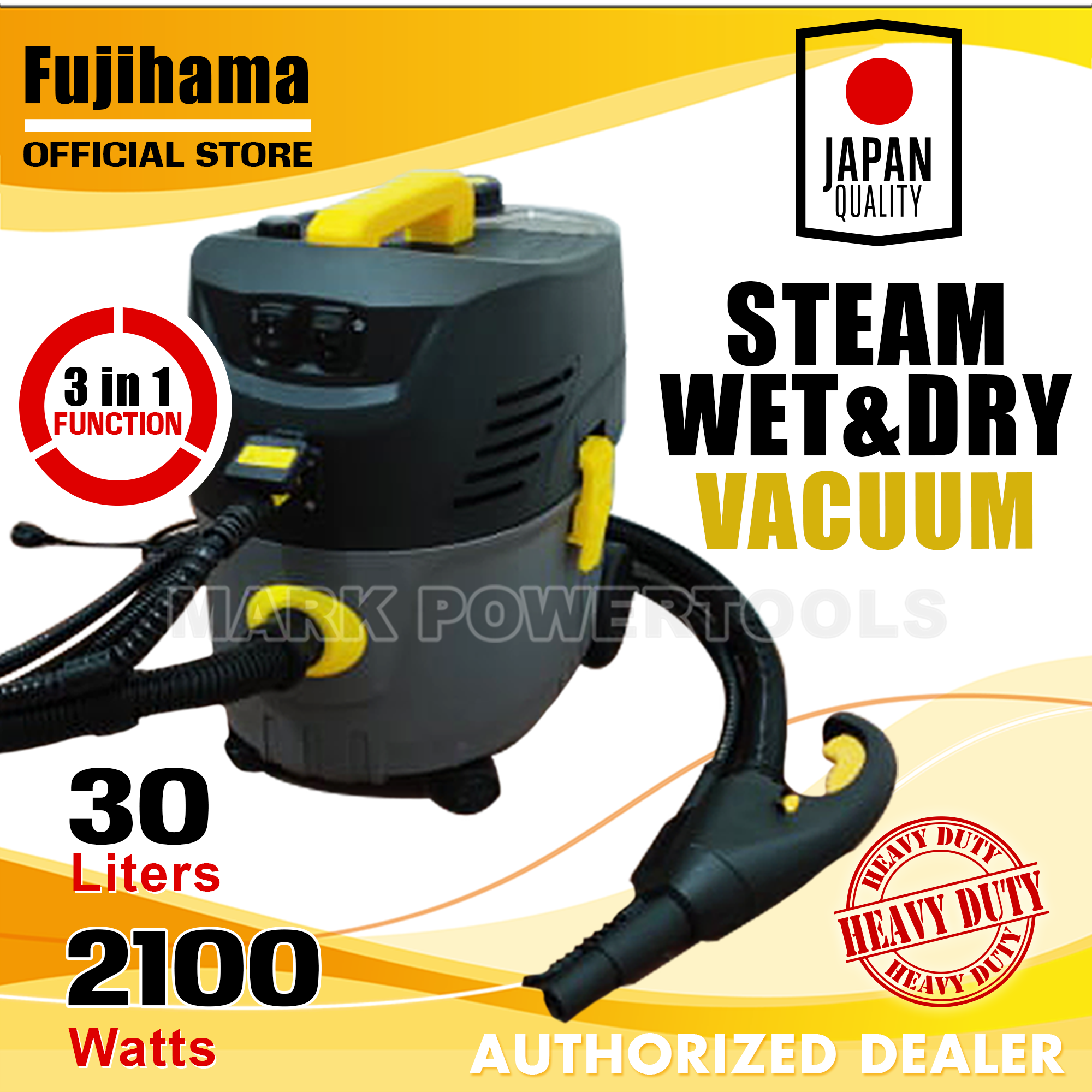 Fujihama Steam Wet And Dry Vacuum Cleaner L Heavy Duty Lazada Ph