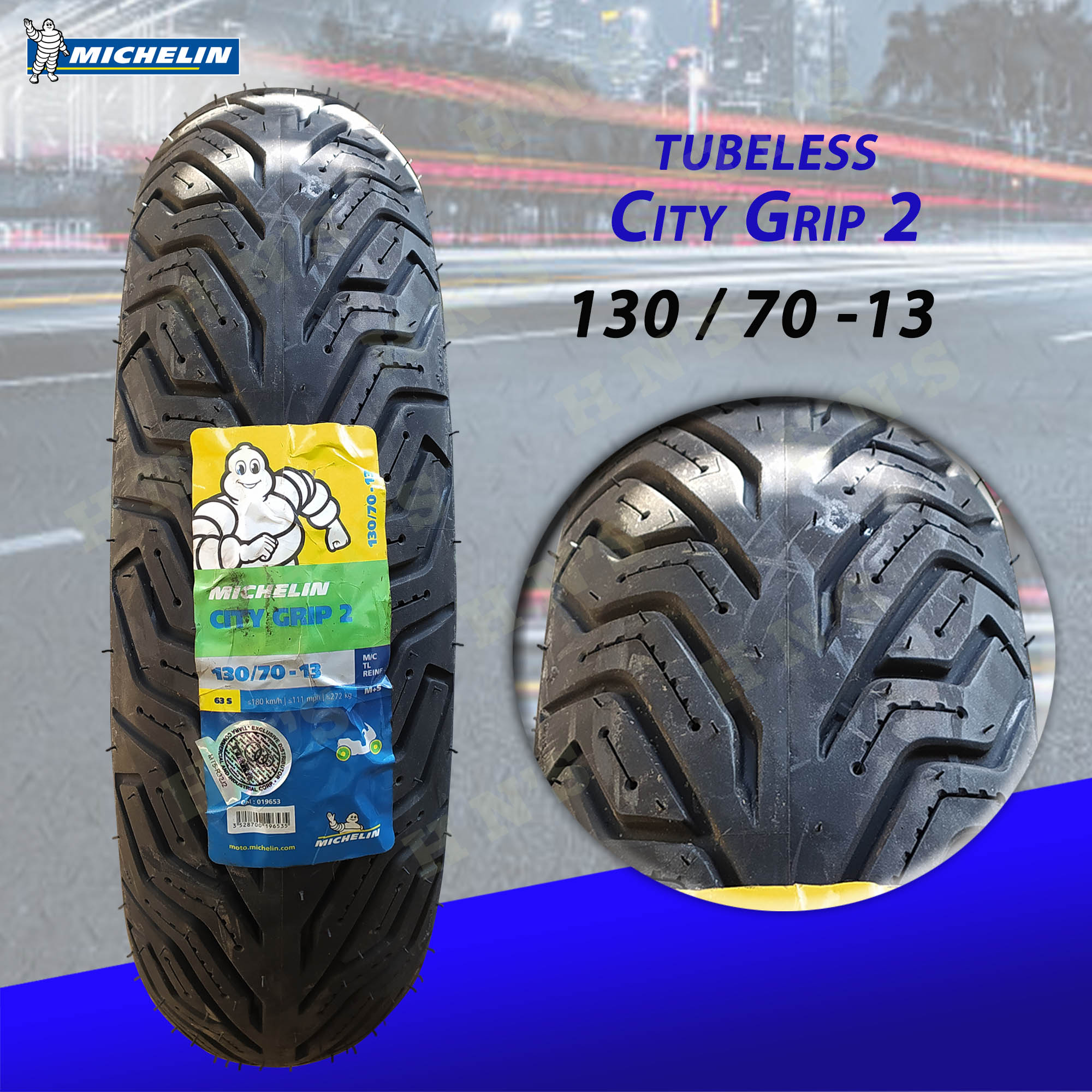 MICHELIN City Grip 2 City Grip Pro RIM 13 RIM 14 RIM 17 110 70 13