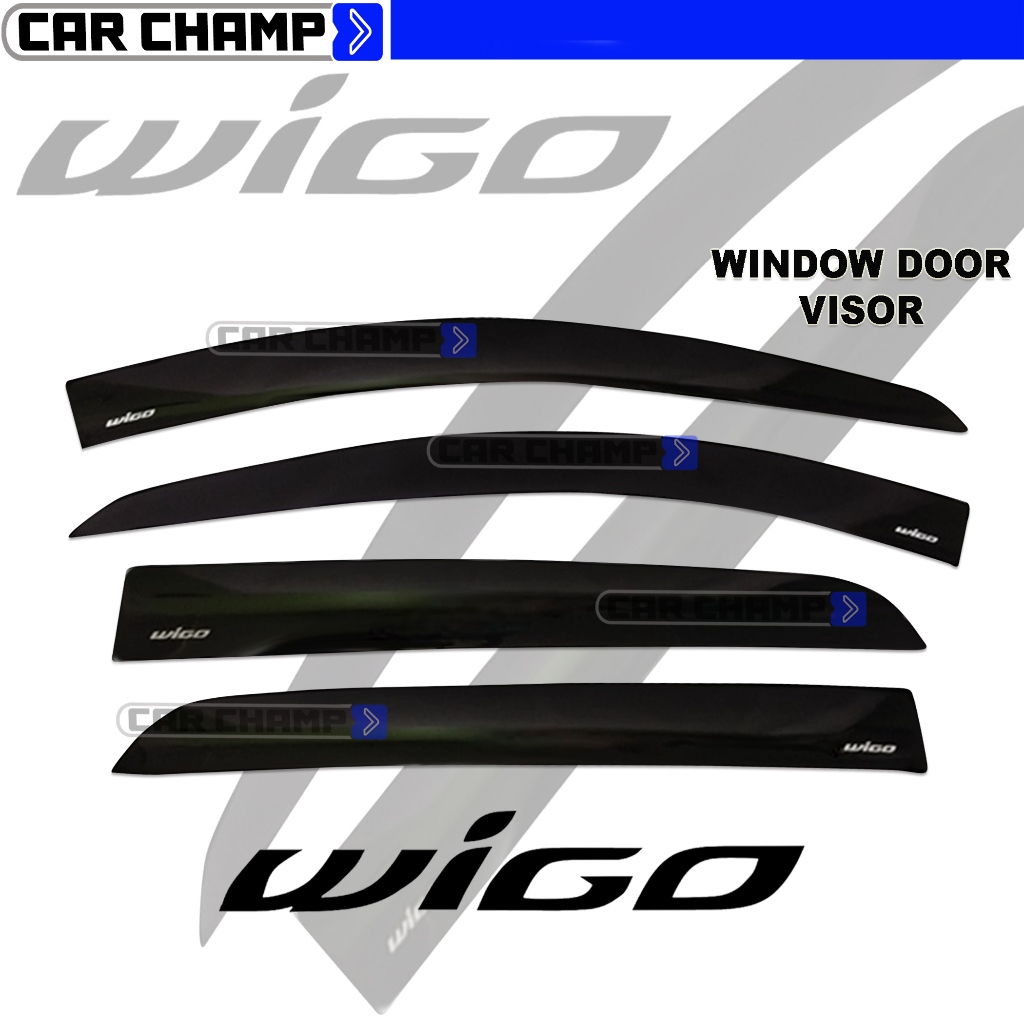 Codra Sasu Toyota Wigo To Oem Window Door Visor Black