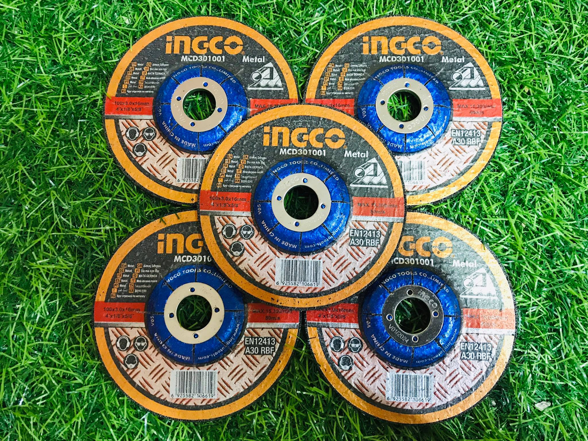 Ingco Pcs Mm Abrasive Metal Cutting Disc For Angle Grinder