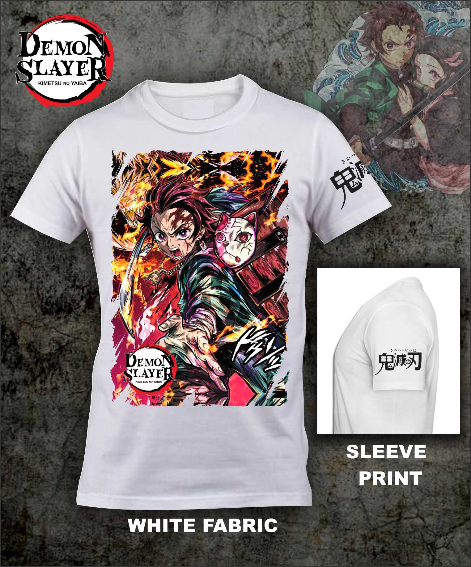 Demon Slayer Tanjiro Kimetsu No Yaiba Anime Shirt Lazada PH