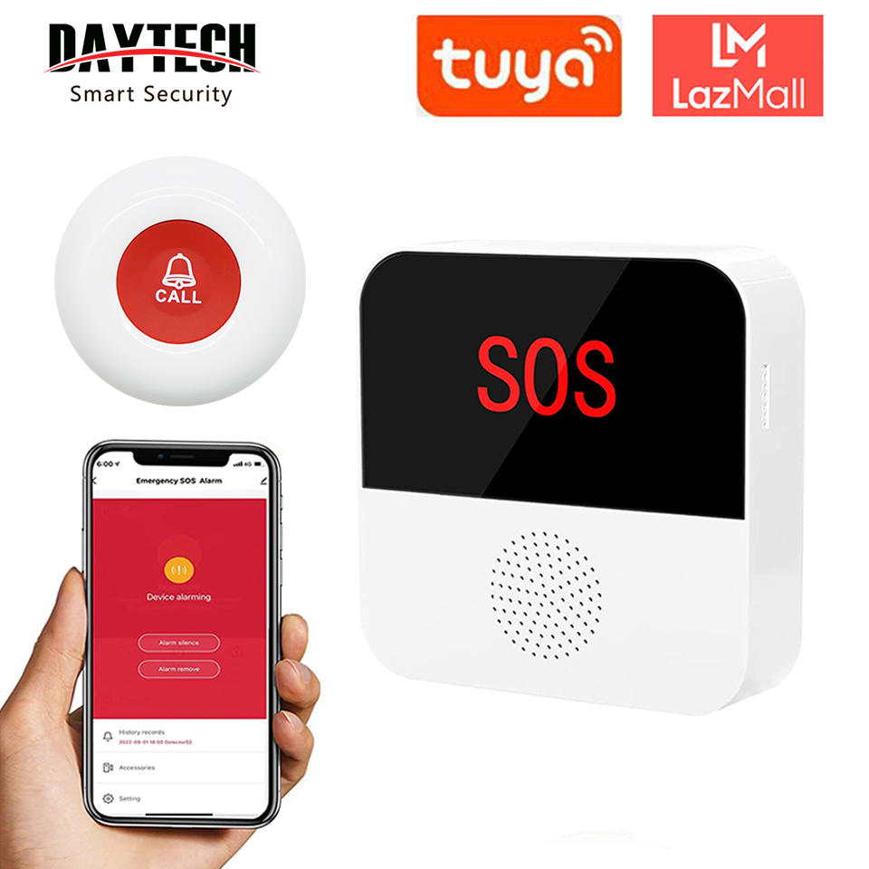 Daytech Wifi Smart Wireless Caregiver Pager Call Button System Nurse