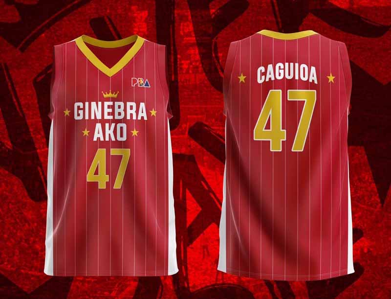 GINEBRA SAN MIGUEL CAGUIOA 47 RED STRIPE FULL SUBLIMATION JERSEY