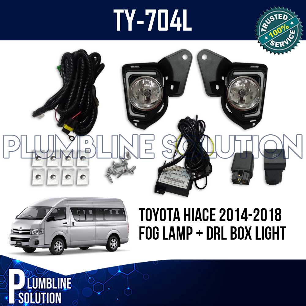 LightBox Fog Lamp Fog Light Toyota Hiace 2014 2015 2016 2017 2018