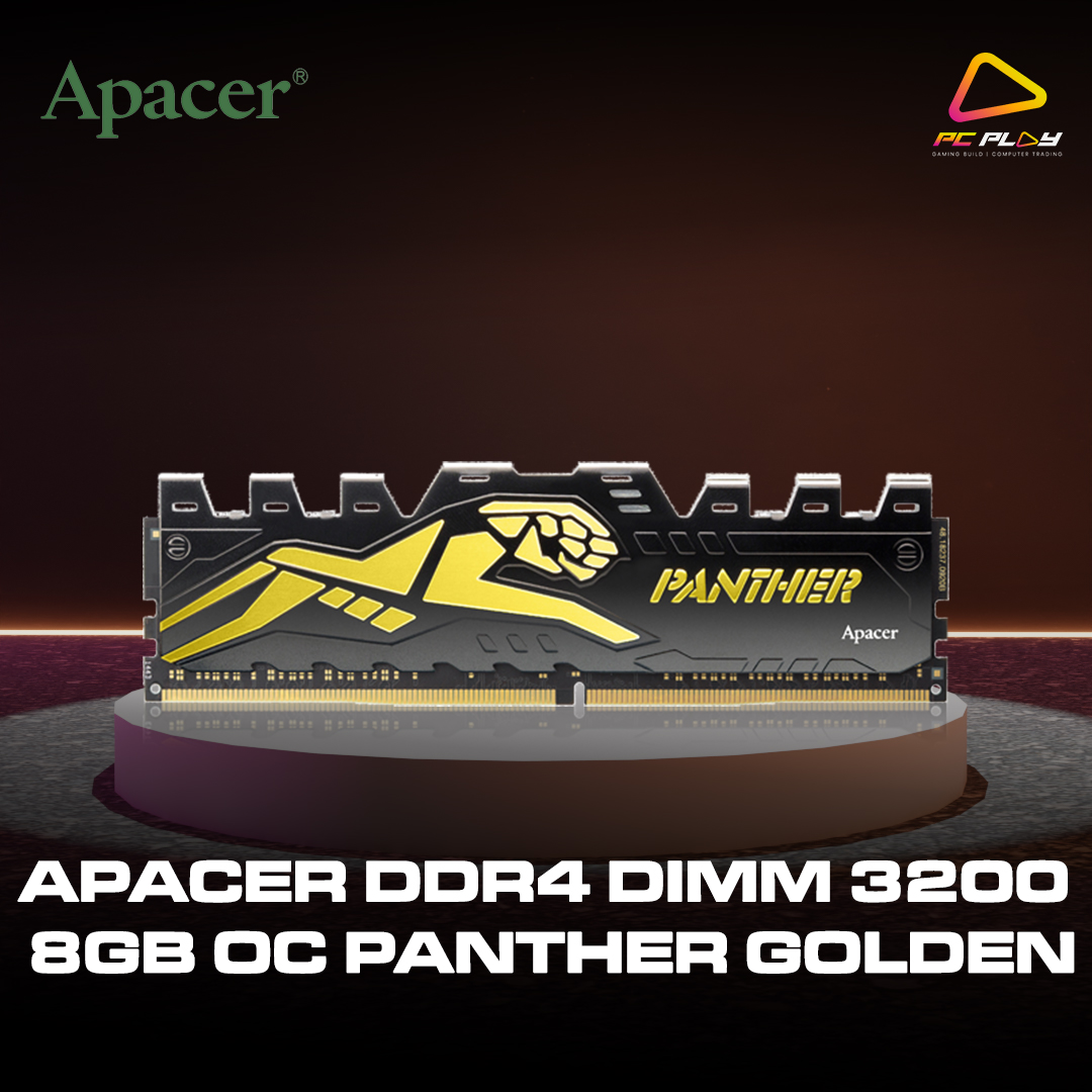 APACER DDR4 DIMM 3200 8GB OC PANTHER GOLD Lazada PH