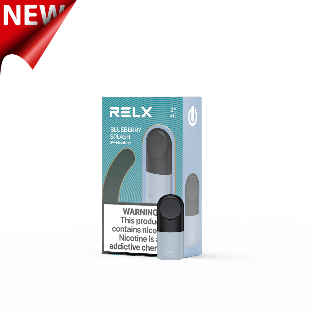 Relx Pod Pro Blueberry Splash Flavor For Relx Infinity Leak Resistant