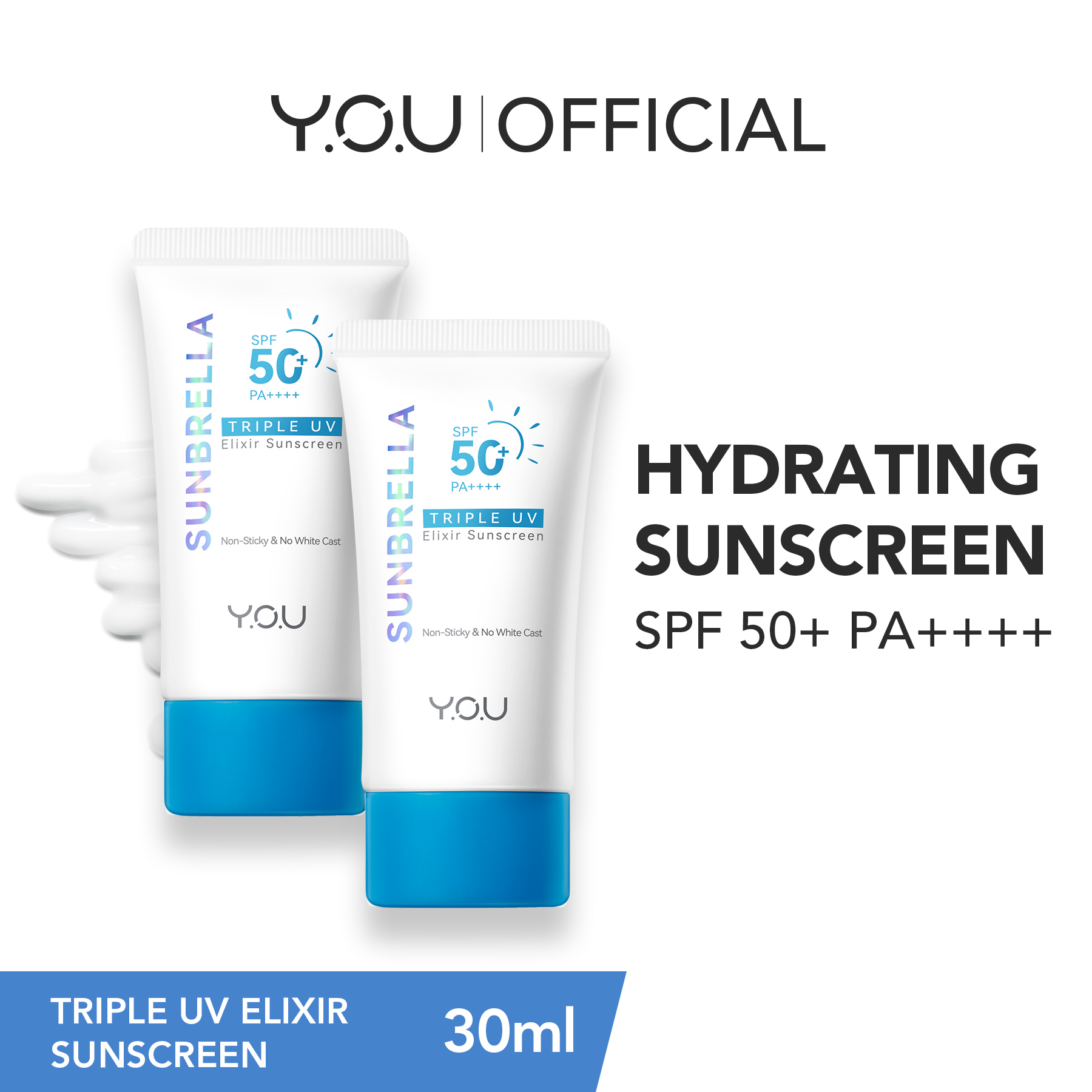 Y O U Sunbrella Triple UV Elixir Sunscreen Duo SPF 50 PA 8H