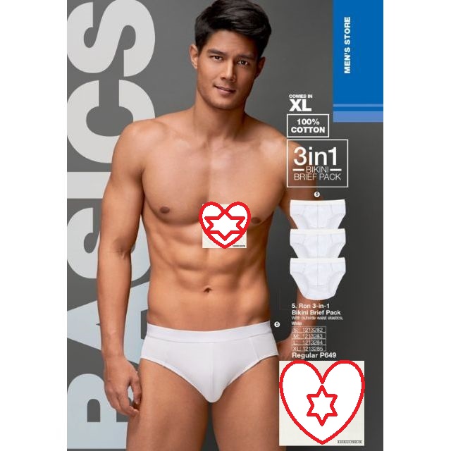 Avon Men S RON MEN S BASIC 3 In 1 Bikini Brief Pack Lazada PH