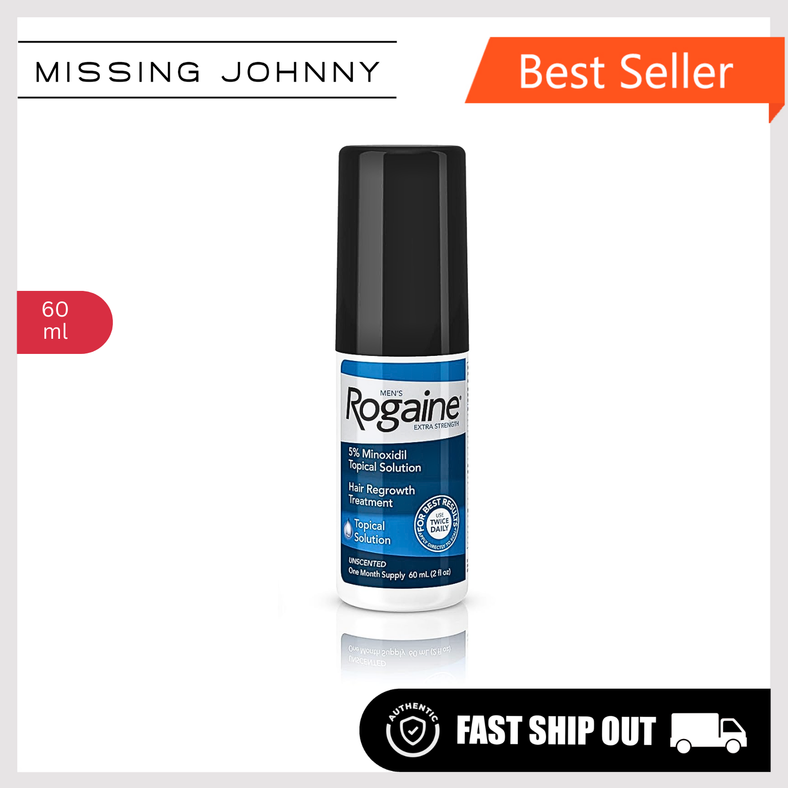 On Hand Rogaine Men Extra Strength Minoxidil Topical Solution