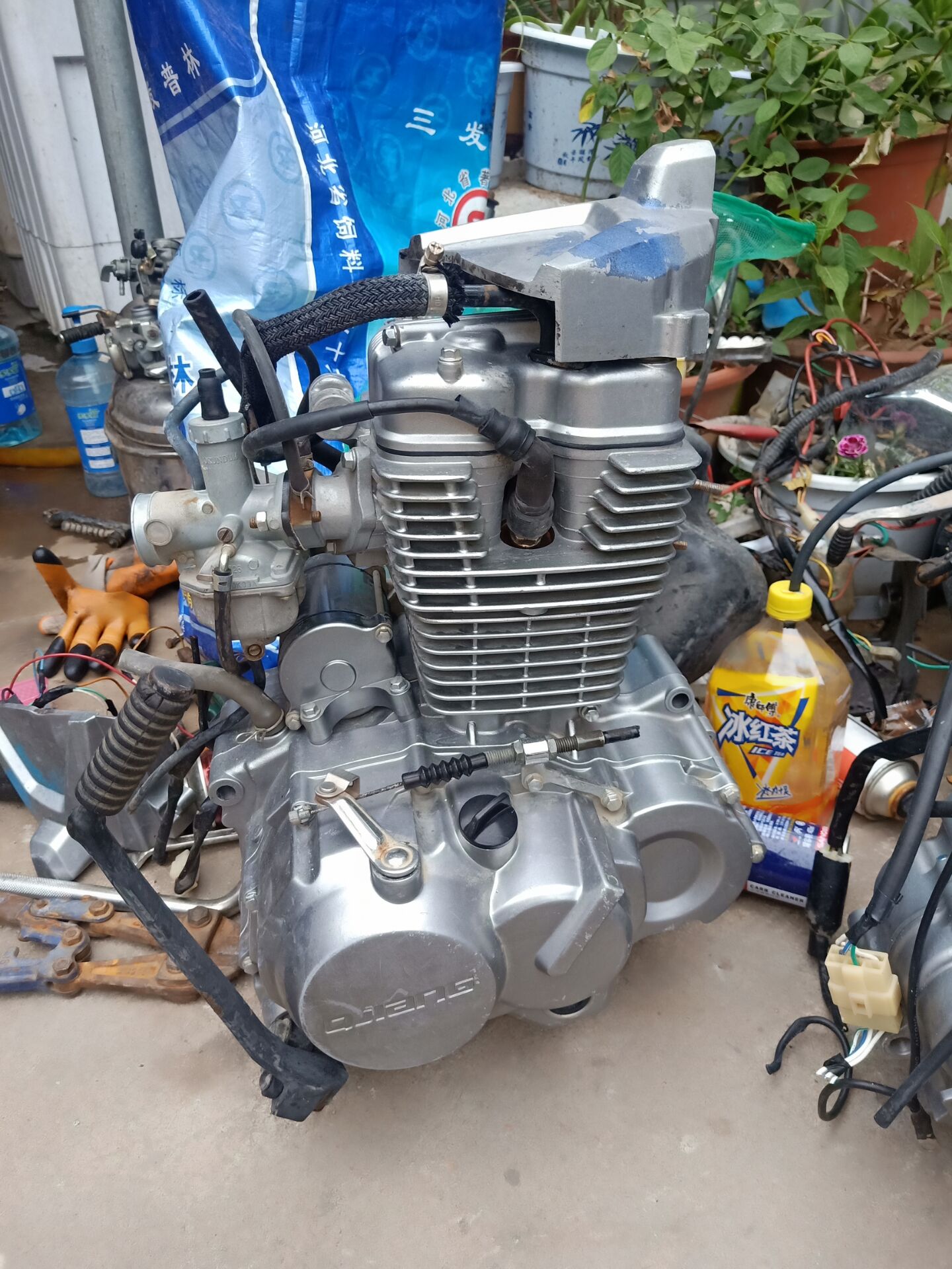 Cg Qian Jianglong 150 Motorcycle Engine Zongshen Dayang Longxin