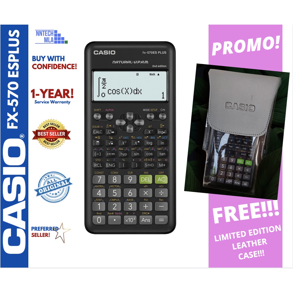 Casio Fx Es Plus Nd Edition Scientific Calculator Non Programmable