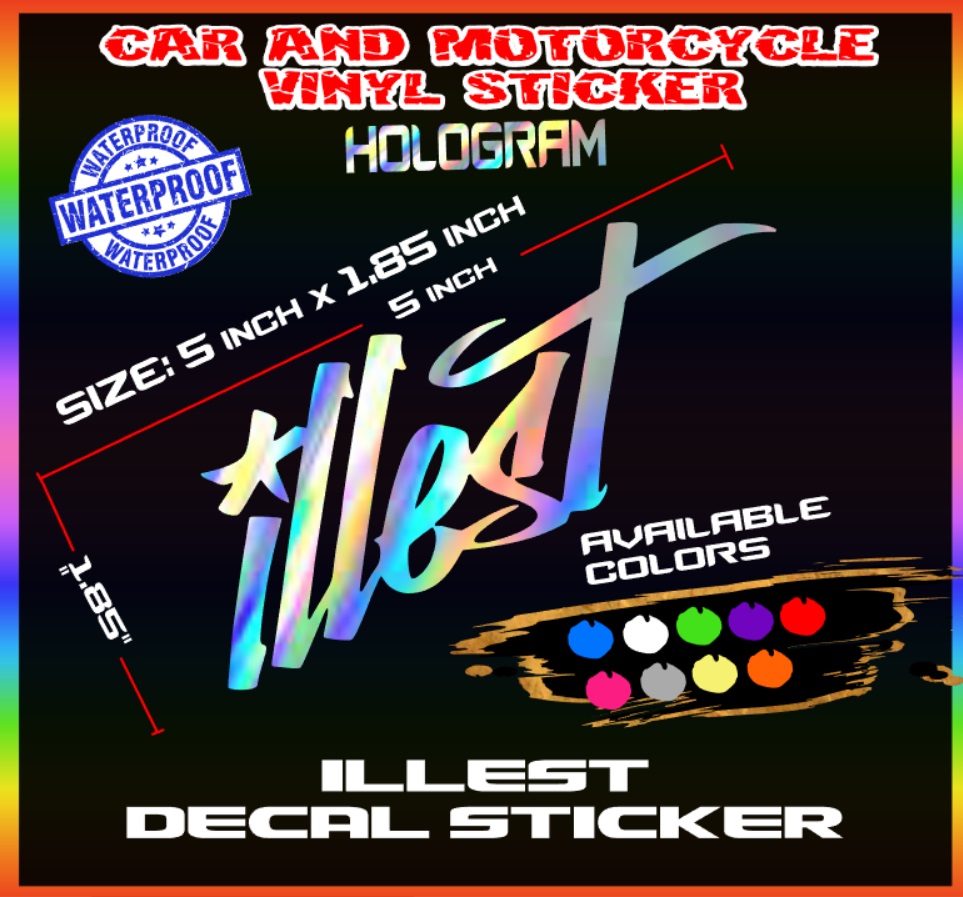 Illest Sticker Decals Lazada Ph