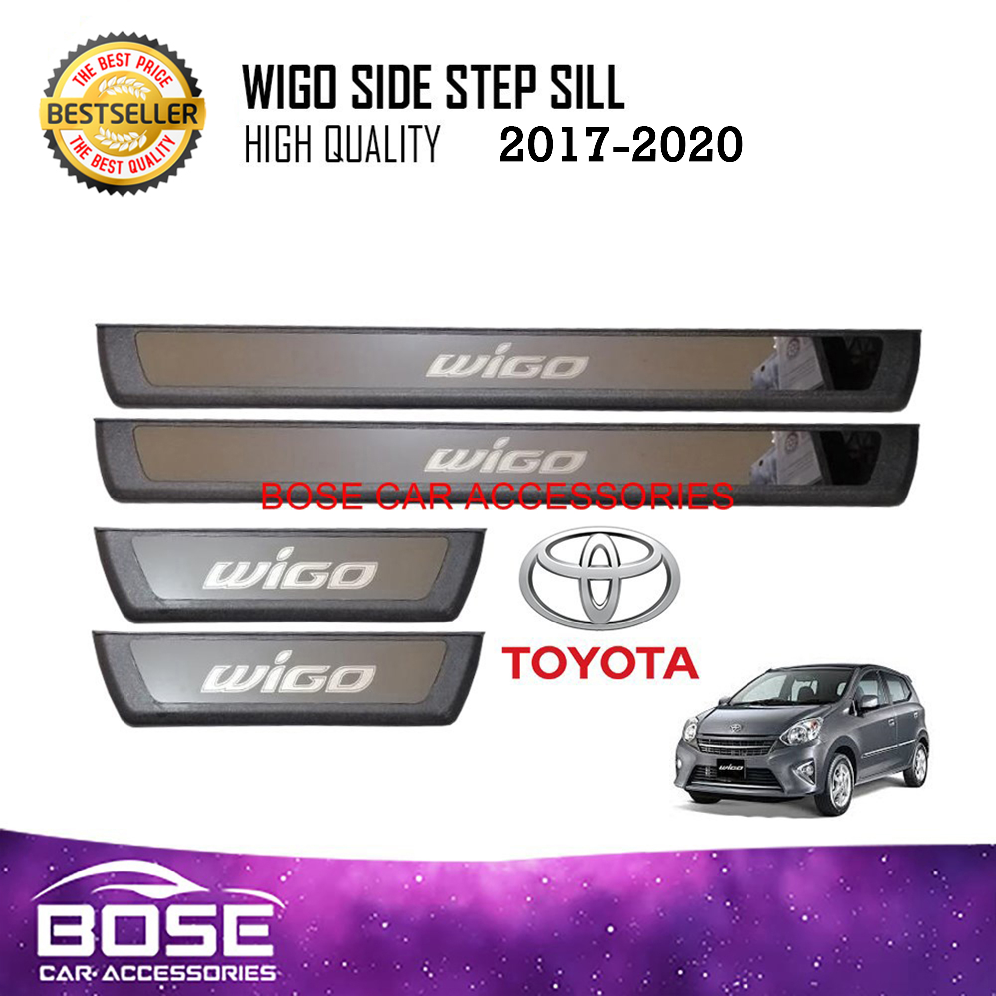 Side Step Sill For Toyota Wigo