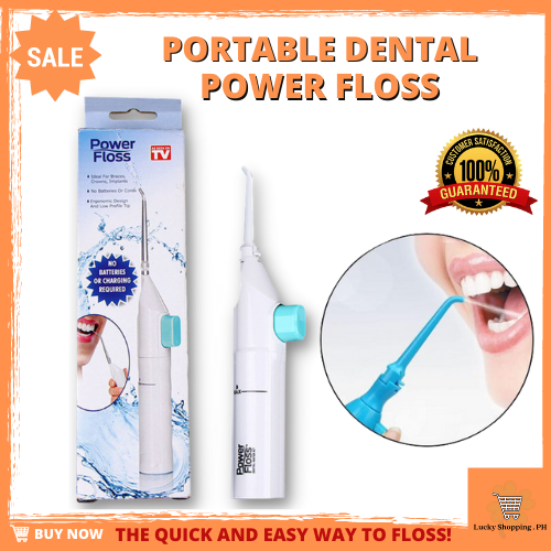 Portable Manual Pump Power Floss Dental Water Jet Dentist Recommend