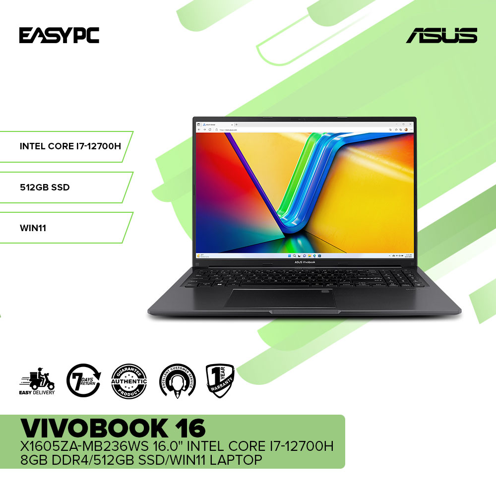 Easypc Asus Vivobook X Za Mb Ws Intel Core I H