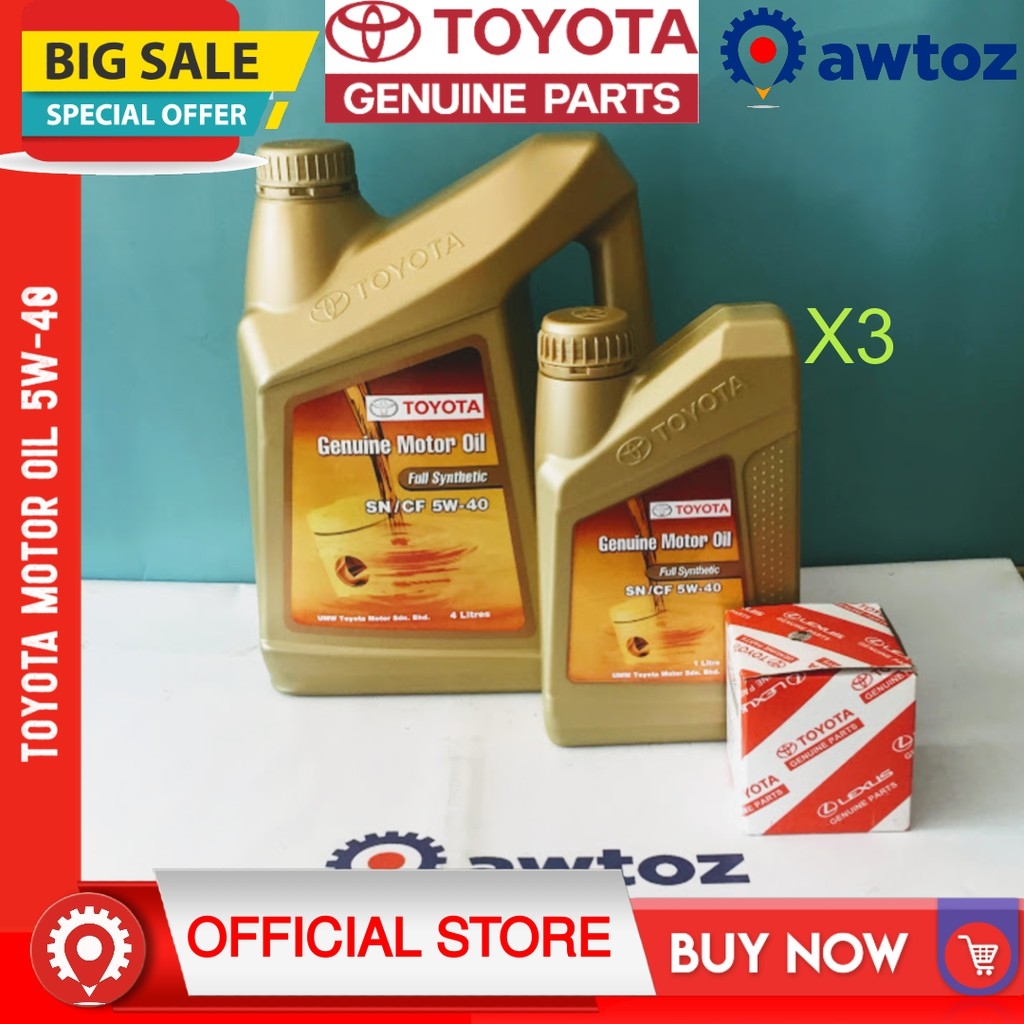 Toyota Full Synthetic Genuine Motor Oil W Lazada Ph