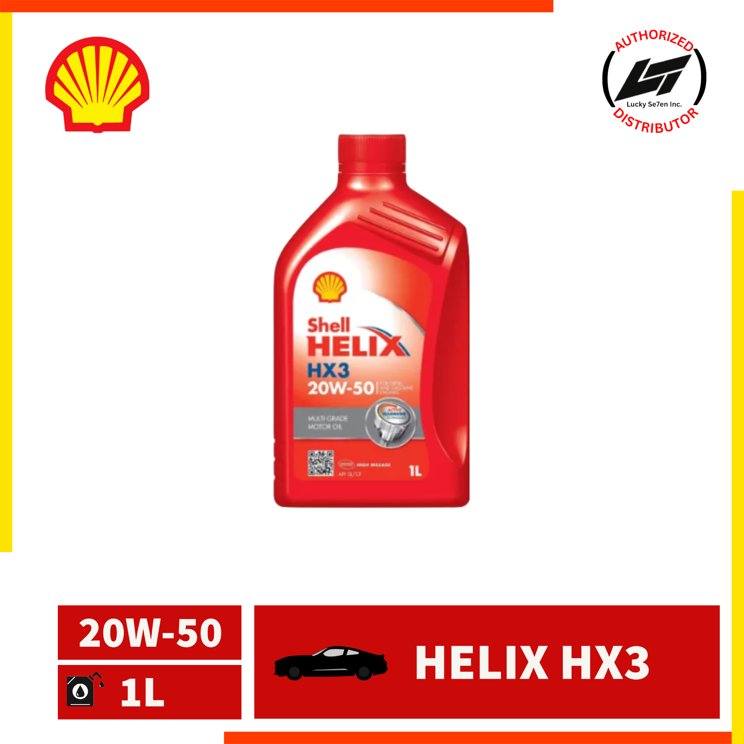 Shell Helix HX3 20W 50 1L Lazada PH