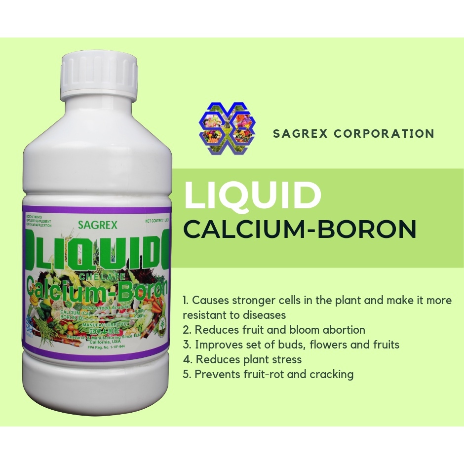 GROW MORE LIQUID CHELATED CALCIUM BORON CAL BOR 1 LITER Lazada PH