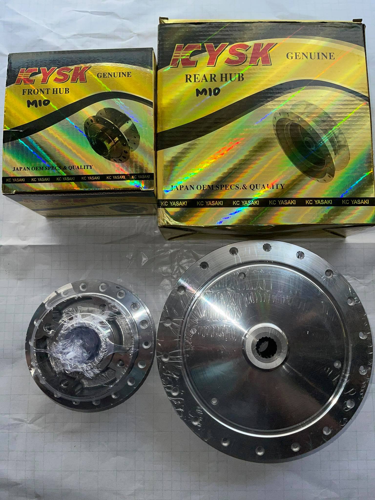 FRONT AND REAR HUB MIO SPORTY AMORE YSK BRAND Lazada PH