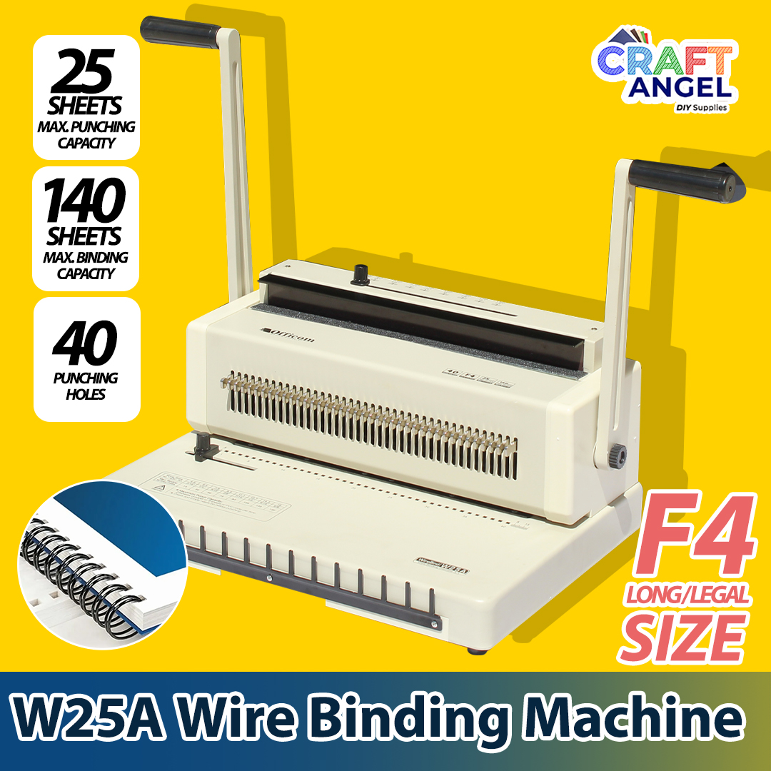 Officom W25A F4 Long Legal Size Heavy Duty Metal Binding Machine